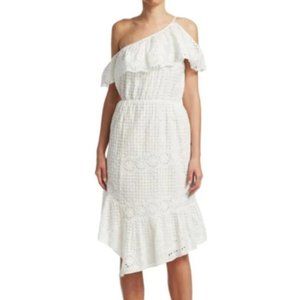 Joie Corynn Ruffled Eyelet Dress (Saks)